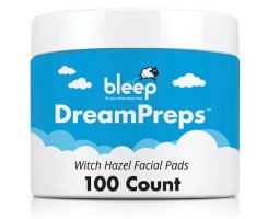 Bleep DreamPreps Witch Hazel Facial Pads - 100 Count
