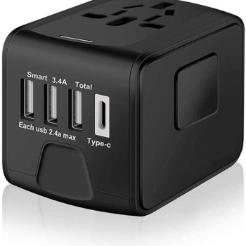 All-In-One World Travel Adapter For CPAP